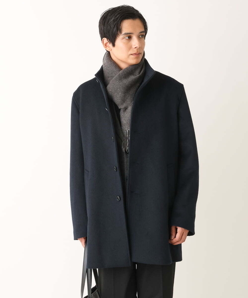 a.v.v(アーヴェヴェ)の「【プレゼントに人気】リバーシブルグラデーションマフラー(マフラー・メンズ・チャコールグレー/ネイビー・46)」の20枚目の写真