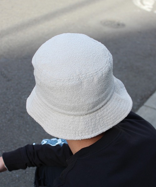 HUF（ハフ）の「【HUF】ハフ FIRE BUCKET HAT バケットハット 帽子 HT00755（ハット・メンズ・オートミール/ワインレッド・L/XL/S/M）」の5枚目の写真