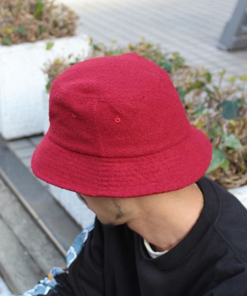 HUF（ハフ）の「【HUF】ハフ FIRE BUCKET HAT バケットハット 帽子 HT00755（ハット・メンズ・オートミール/ワインレッド・L/XL/S/M）」の10枚目の写真