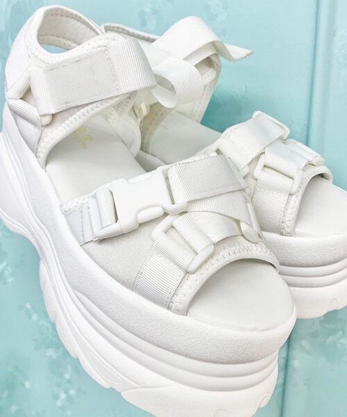 ジルスチアート　厚底スポサン　くすみピンク　新品未使用 ジルスチュアート シュー JILLSTUART shoe トラックソール