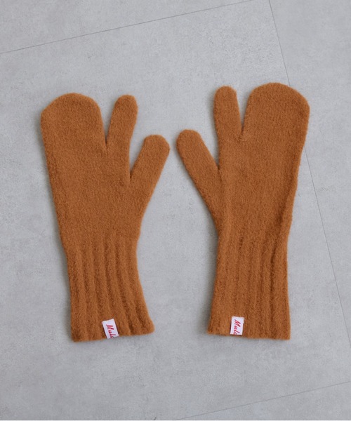 DISCOAT（ディスコート）の「スリット入り指ありミトン（手袋・レディース・パープル/グレー/ピンク/ブラウン/グリーン/ブラック・FREE）」の22枚目の写真