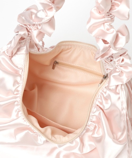 Heather（ヘザー）の「シャーリングサテンショルダー　102458（ショルダーバッグ・レディース・ブラック/ピンク/アイボリー/ピンク系その他・ONE SIZE）」の20枚目の写真