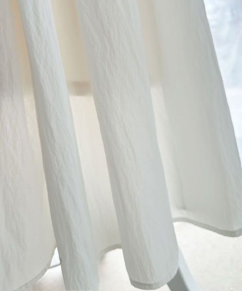 classicalelf（クラシカルエルフ）の「愛され、胸キュン。超軽量シルキータッチナイロンフレアスカート（スカート・レディース・オフホワイト/ブラック/ピンクベージュ・LARGE/MEDIUM/SMALL/X-LARGE）」の16枚目の写真