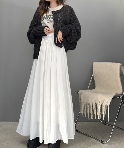 セール】愛され、胸キュン。超軽量シルキータッチナイロンフレア