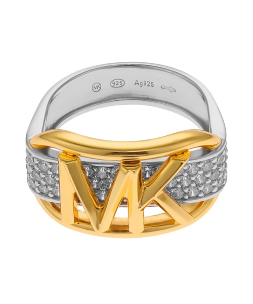 MICHAEL KORS（マイケルコース）の「マイケル・コース アクセサリー レディース 指輪 ツートーン MKC1674CZ931（リング・レディース・マルチ・7/8/6）」の2枚目の写真