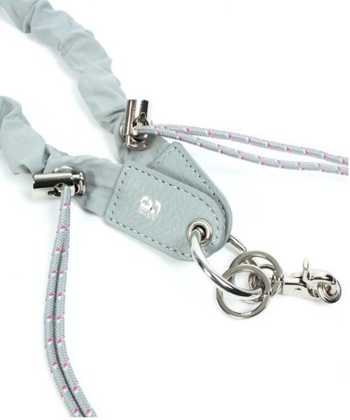 Beau're（ヴュレ）の「SETUP7限定メタリックシルバーが登場！【BEAURE】ナイロン ギャザー モバイル ストラップショルダー B-24003（スマホグッズ・レディース・ブラック/ライトグレー/ライトパープル/アイボリー/イエロー/シルバー・FREE）」の8枚目の写真