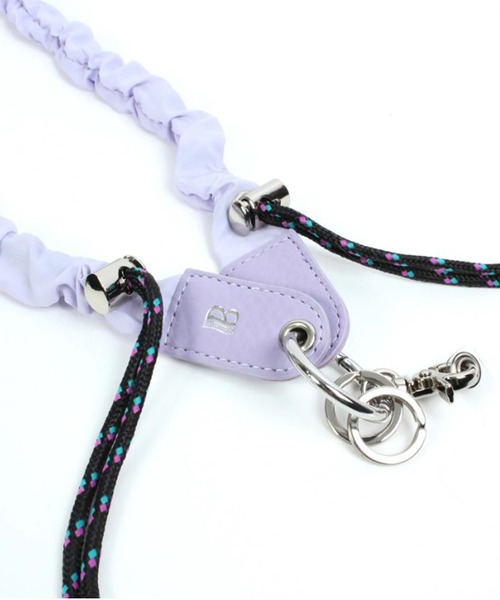 Beau're（ヴュレ）の「SETUP7限定メタリックシルバーが登場！【BEAURE】ナイロン ギャザー モバイル ストラップショルダー B-24003（スマホグッズ・レディース・ブラック/ライトグレー/ライトパープル/アイボリー/イエロー/シルバー・FREE）」の9枚目の写真