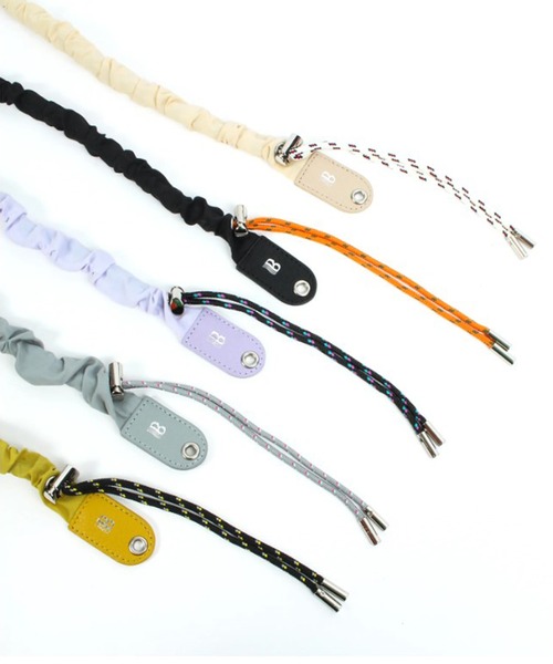 Beau're（ヴュレ）の「SETUP7限定メタリックシルバーが登場！【BEAURE】ナイロン ギャザー モバイル ストラップショルダー B-24003（スマホグッズ・レディース・ブラック/ライトグレー/ライトパープル/アイボリー/イエロー/シルバー・FREE）」の12枚目の写真