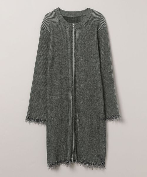 JEANASIS(ジーナシス)の「ダメージZIPミニワンピース/100812(ワンピース・レディース・ブラック系その他/ブルー系その他/レッド系その他・FREE)」の7枚目の写真