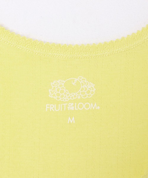 FRUIT OF THE LOOM（フルーツオブザルーム）の「【FRUIT OF THE LOOM】アイレットキャミソール2Pセット（キャミソール・レディース・カーキ/オレンジ/イエロー・L/M/S）」の11枚目の写真
