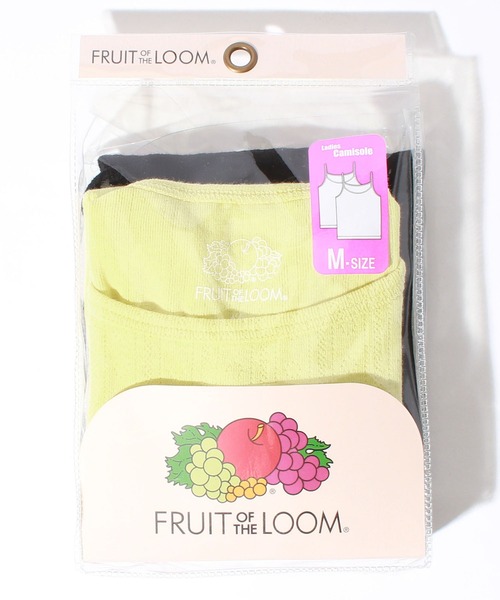 FRUIT OF THE LOOM（フルーツオブザルーム）の「【FRUIT OF THE LOOM】アイレットキャミソール2Pセット（キャミソール・レディース・カーキ/オレンジ/イエロー・L/M/S）」の12枚目の写真