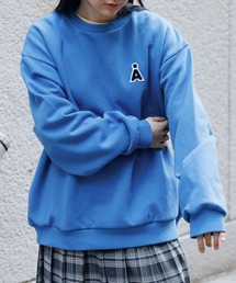 ALAND | 【UNISEX】ALAND／サガラAワッペンプルオーバー（裏起毛）2995798(スウェット)