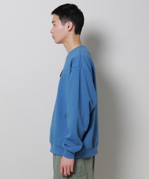 セール】【UNISEX】ALAND／サガラAワッペンプルオーバー（裏起毛