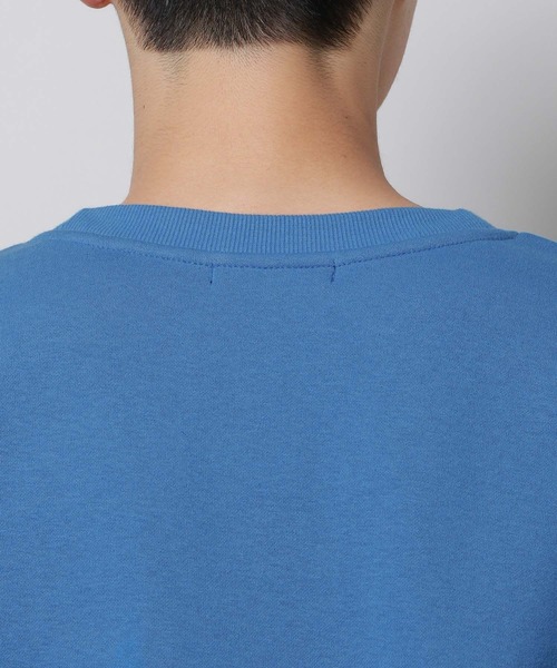 ALAND（エーランド）の「【UNISEX】ALAND／サガラAワッペンプルオーバー（裏起毛）2995798（スウェット・レディース・ライトグリーン/クリーム/ネイビー・LARGE/MEDIUM）」の22枚目の写真