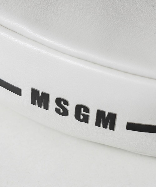 MSGM（エムエスジーエム）の「MSGM(エムエスジーエム)Kids & Junior エンボスブランドロゴショルダーバッグ（ショルダーバッグ・キッズ・オフホワイト/ブラック・ONE SIZE）」の10枚目の写真