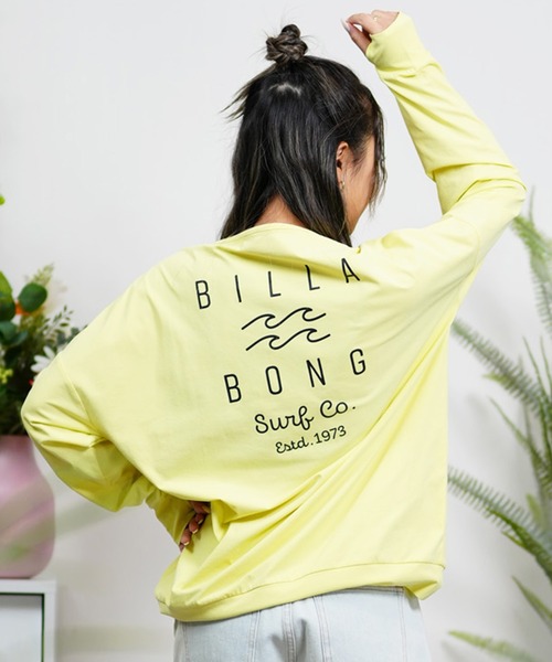 BILLABONG（ビラボン）の「BILLABONG/ビラボン  水陸両用  無地　長袖　ロンTラッシュガード   BE013-866（ラッシュガード・レディース・ホワイト/イエロー/ブラック・L/M）」の22枚目の写真