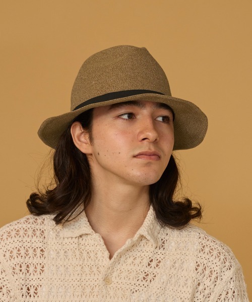 arth（アース）の「arth PaperBD Washable Fedora / アース（ハット・メンズ・ブラウン/ベージュ・MEDIUM/LARGE）」の16枚目の写真