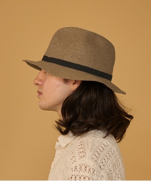 arth（アース）の「arth PaperBD Washable Fedora / アース（ハット・メンズ・ブラウン/ベージュ・MEDIUM/LARGE）」の17枚目の写真