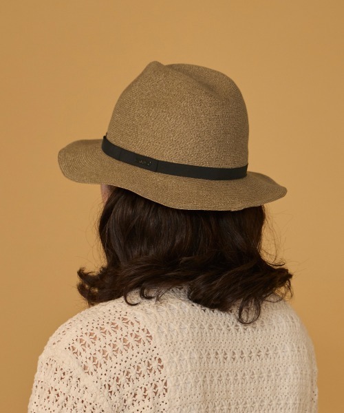 arth（アース）の「arth PaperBD Washable Fedora / アース（ハット・メンズ・ブラウン/ベージュ・MEDIUM/LARGE）」の18枚目の写真