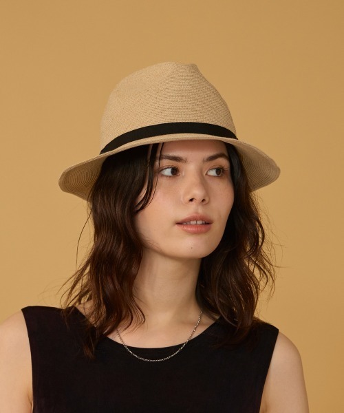 arth（アース）の「arth PaperBD Washable Fedora / アース（ハット・メンズ・ブラウン/ベージュ・MEDIUM/LARGE）」の20枚目の写真