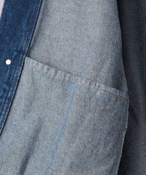 STUDIO NICHOLSON（スタジオニコルソン）の「＜STUDIO NICHOLSON＞ PETAR/デニムジャケット（デニムジャケット・メンズ・ネイビー・S）」の9枚目の写真