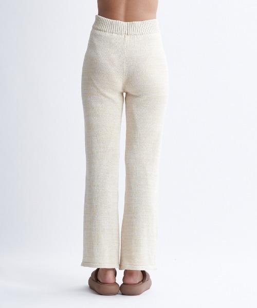 ROXY(ロキシー)の「BLOOMING DAYS PANTS/ロキシーリラックスストレートニットパンツ(その他パンツ・レディース・ホワイト/レッド/ブルー・MEDIUM/LARGE)」の8枚目の写真