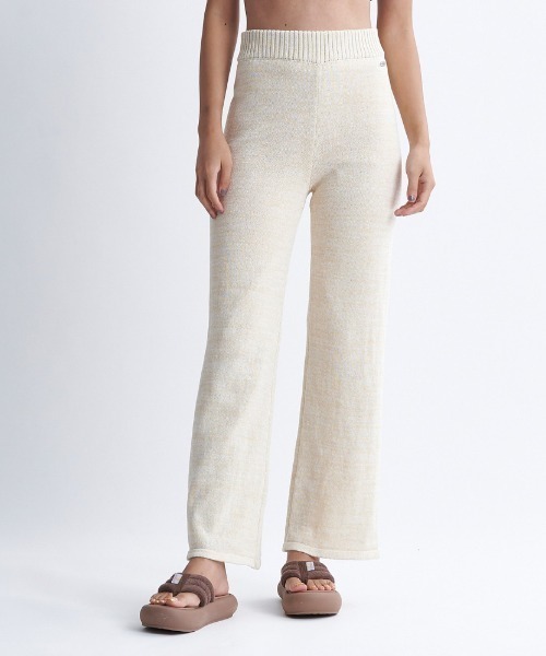 ROXY(ロキシー)の「BLOOMING DAYS PANTS/ロキシーリラックスストレートニットパンツ(その他パンツ・レディース・ホワイト/レッド/ブルー・MEDIUM/LARGE)」の9枚目の写真
