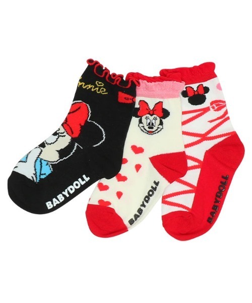 Disney(ディズニー)の「ディズニー クルーソックスセット 9179(ソックス/靴下・キッズ・その他26/その他9・10-13cm/13-16/17-20/21-24cm)」の2枚目の写真