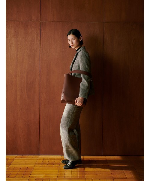 RANDEBOO（ランデブー）の「Tweed peplum jacket（テーラードジャケット・レディース・グレー/ブラウン・0/1）」の10枚目の写真