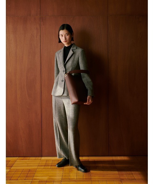 RANDEBOO（ランデブー）の「Tweed peplum jacket（テーラードジャケット・レディース・グレー/ブラウン・0/1）」の11枚目の写真