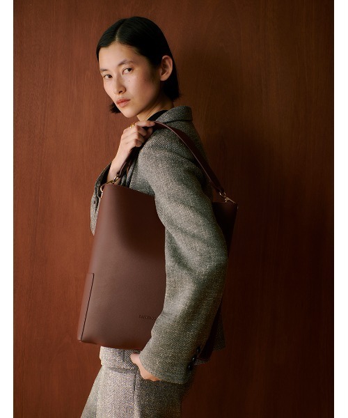 RANDEBOO（ランデブー）の「Tweed peplum jacket（テーラードジャケット・レディース・グレー/ブラウン・0/1）」の14枚目の写真