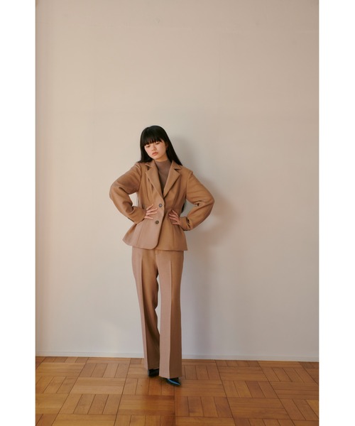 RANDEBOO（ランデブー）の「Tweed peplum jacket（テーラードジャケット・レディース・グレー/ブラウン・0/1）」の20枚目の写真