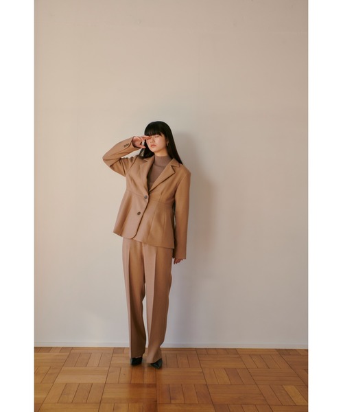 RANDEBOO（ランデブー）の「Tweed peplum jacket（テーラードジャケット・レディース・グレー/ブラウン・0/1）」の22枚目の写真