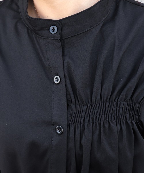 Miniministore(ミニミニストア)の「韓国 シャツワンピース 長袖 ミニワンピ(シャツワンピース・レディース・ブラック/ホワイト・M/S/L)」の21枚目の写真