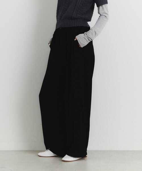 unfil 定価4万⭐︎ シャンブレー ワイドパンツ WOMEN アンフィル unfil 定価4万⭐︎ シャンブレー ワイドパンツ WOMEN アンフィル