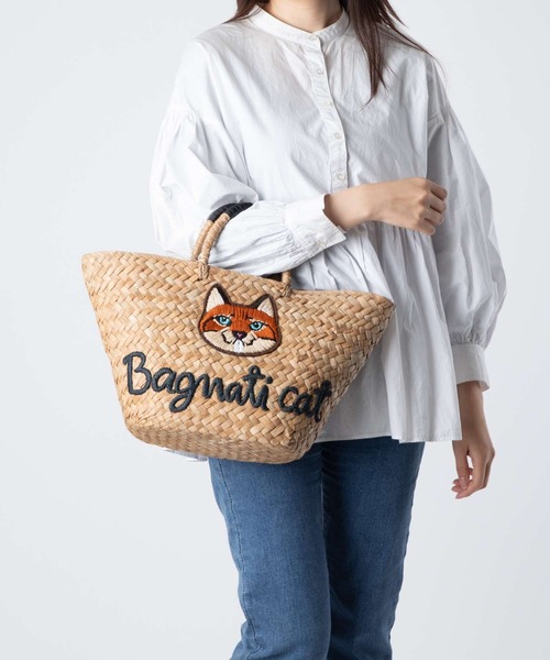 The Bagmati(ザバグマティ)の「BAGMATI BANGKUAN ANIMAL HANDBAG バグマティ レザーハンドル 動物刺繍 ハンドバッグ(ハンドバッグ・レディース・ブラウン系2/ブラウン系1・FREE)」の3枚目の写真