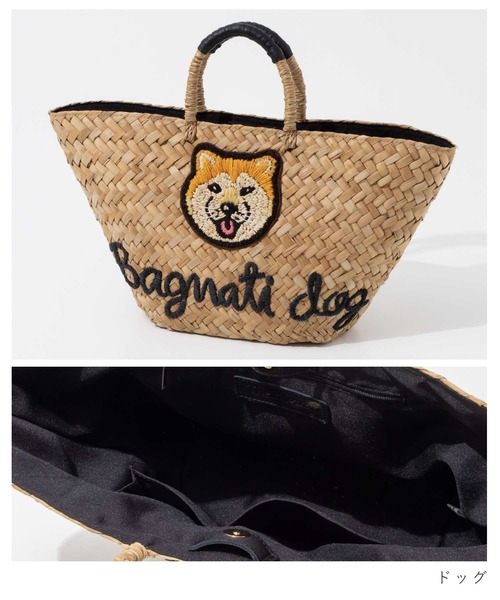 The Bagmati(ザバグマティ)の「BAGMATI BANGKUAN ANIMAL HANDBAG バグマティ レザーハンドル 動物刺繍 ハンドバッグ(ハンドバッグ・レディース・ブラウン系2/ブラウン系1・FREE)」の6枚目の写真
