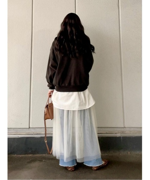 Right-on(ライトオン)の「トゥイーティーフロッキースウェット(スウェット・レディース・ブラック/グレー・M/L)」の11枚目の写真