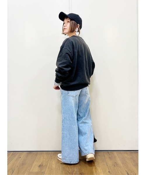 Right-on(ライトオン)の「トゥイーティーフロッキースウェット(スウェット・レディース・ブラック/グレー・M/L)」の15枚目の写真