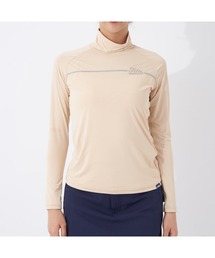FILA GOLF（フィラゴルフ ）の「FILA GOLF/フィラゴルフ ゴルフウェア ブランド ロゴ 吸汗速乾 UVカット ストレッチ 接触冷感 メッシュ ハイネック 長袖 インナーシャツ（インナーウェア/肌着・レディース）」