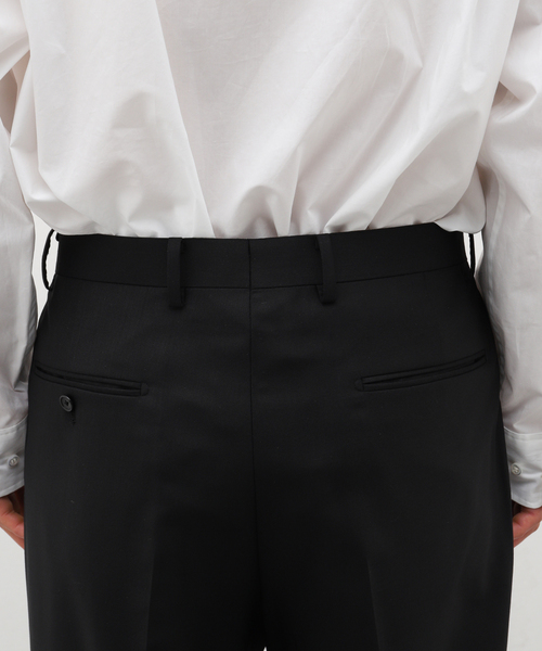EDIFICE（エディフィス）の「【La.French】 2タックパンツ (TOLLEGNO)（スラックス・メンズ・ブラック・46/44/48）」の7枚目の写真