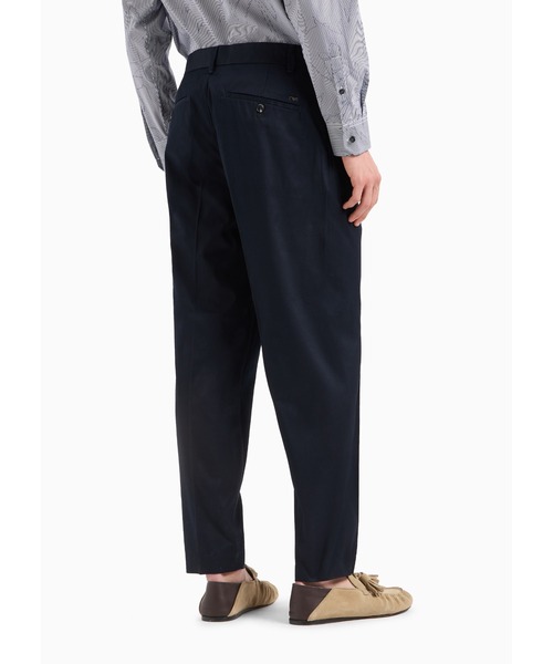EMPORIO ARMANI(エンポリオアルマーニ)の「【エンポリオ アルマーニ】チノパンツ コンフォートコットンツイル製(チノパンツ・メンズ・ブラック/ベージュ/ネイビー・48/50/52/54/44)」の8枚目の写真
