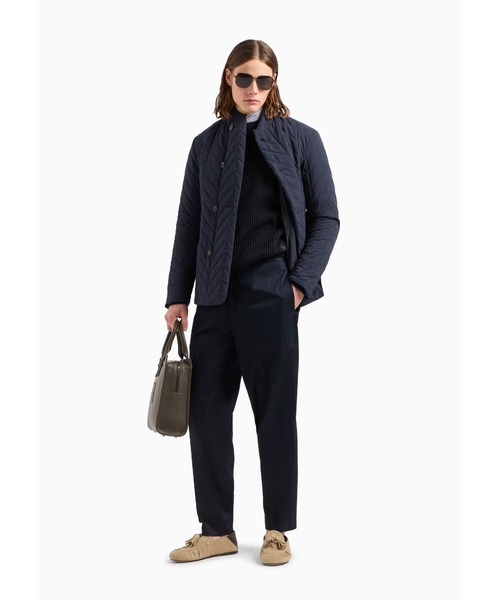 EMPORIO ARMANI(エンポリオアルマーニ)の「【エンポリオ アルマーニ】チノパンツ コンフォートコットンツイル製(チノパンツ・メンズ・ブラック/ベージュ/ネイビー・48/50/52/54/44)」の11枚目の写真