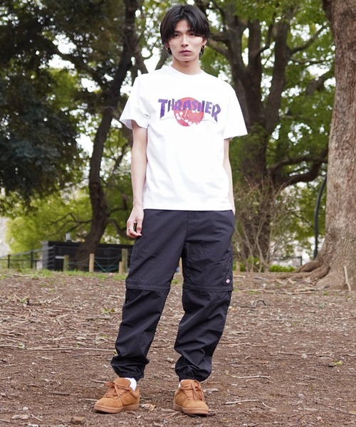 THRASHER(スラッシャー)の「【ムラサキスポーツ限定】THRASHER/スラッシャー TOKYOロゴ 和柄 青海波 さくら アレンジ TH91426-TOKYO メンズ 半袖 Tシャツ(Tシャツ/カットソー・メンズ・ブラック系その他2/ホワイト系その他/ホワイト系その他2/ブラック系その他・XL/L/M)」の11枚目の写真
