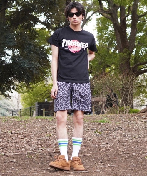 THRASHER(スラッシャー)の「【ムラサキスポーツ限定】THRASHER/スラッシャー TOKYOロゴ 和柄 青海波 さくら アレンジ TH91426-TOKYO メンズ 半袖 Tシャツ(Tシャツ/カットソー・メンズ・ブラック系その他2/ホワイト系その他/ホワイト系その他2/ブラック系その他・XL/L/M)」の19枚目の写真