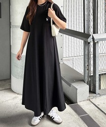 GeeRA別注【U.S. POLO ASSN.】ワンポイント刺繍Tシャツワンピース
