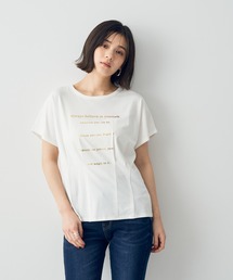 YECCA VECCA | タックデザインロゴTee(Tシャツ/カットソー)