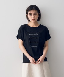YECCA VECCA | タックデザインロゴTee(Tシャツ/カットソー)