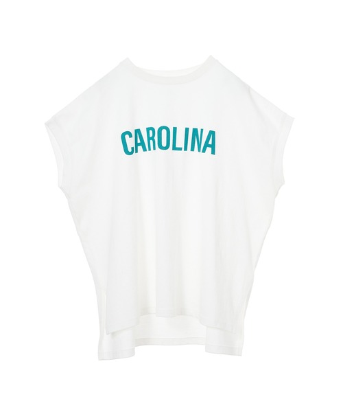 レディース MICA&DEAL マイカアンドディール STAR&STRIPE×MICA&DEAL CAROLINA ロゴピグメントバイオサイドスリットタンクトップ Tシャツ 012429080 STAR&STRIPE（スターアンドストライプ）の「【STAR&STRIPE