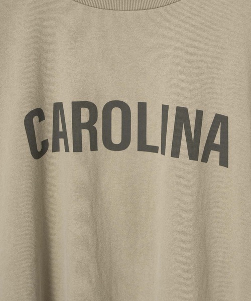 レディース MICA&DEAL マイカアンドディール STAR&STRIPE×MICA&DEAL CAROLINA ロゴピグメントバイオサイドスリットタンクトップ Tシャツ 012429080 STAR&STRIPE（スターアンドストライプ）の「【STAR&STRIPE